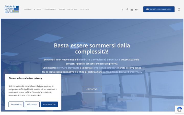 Képernyőkép: ambientelavorosalute.com