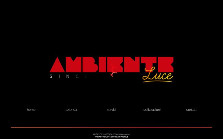 Screenshot of ambienteluce.it