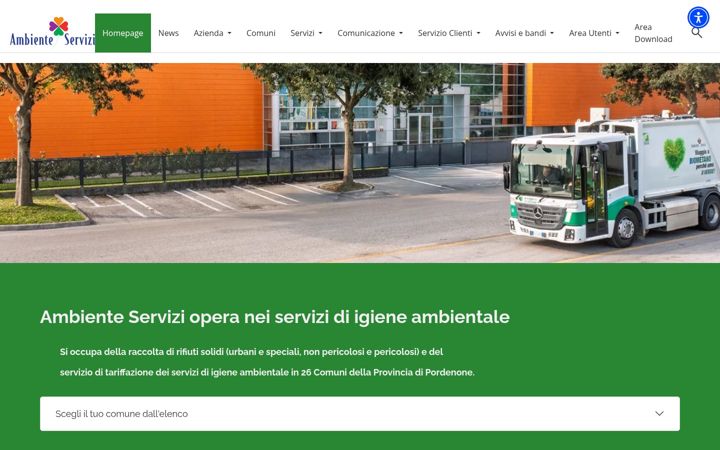 Képernyőkép: ambienteservizi.net