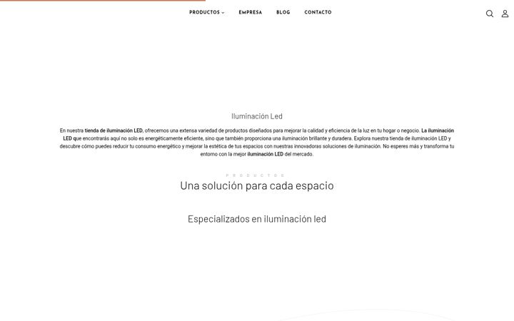 Screenshot stránky ambienteslighting.com
