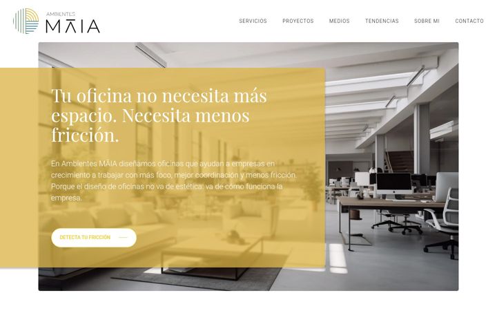 Snimka zaslona za ambientesmaia.com