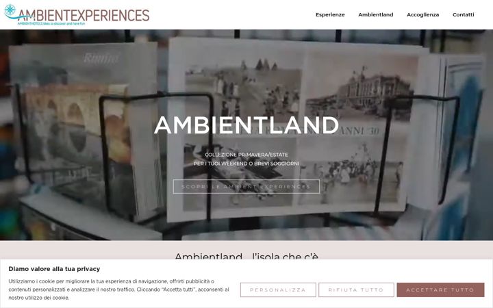 Screenshot of ambientexperiences.it