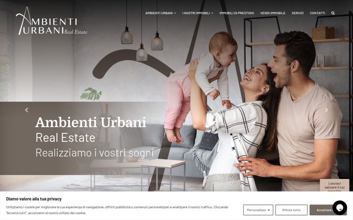 Screenshot of ambientiurbani.it