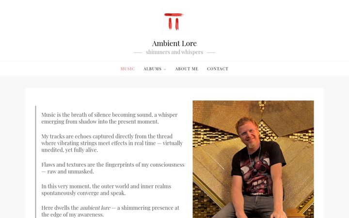 Screenshot of ambientlore.com