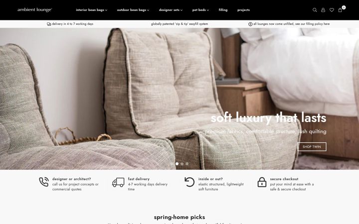 Screenshot of ambientlounge.com