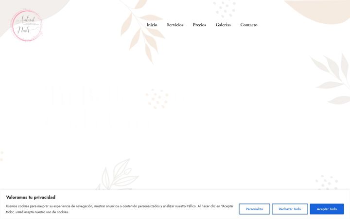 Screenshot stránky ambientnails.es
