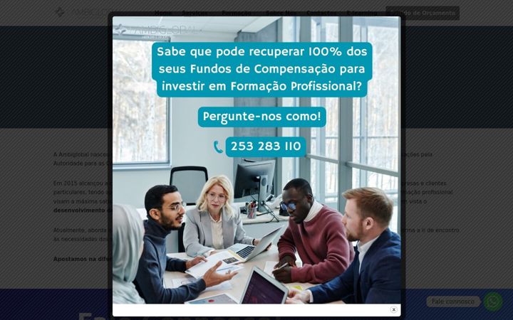 Screenshot stránky ambiglobal.com