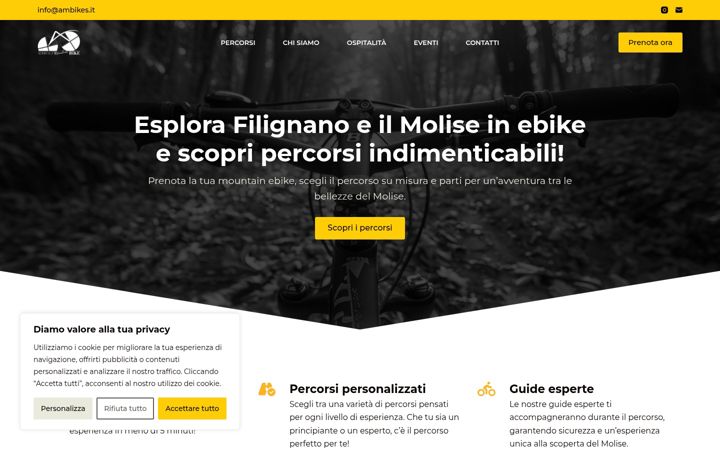 Screenshot di ambikes.it
