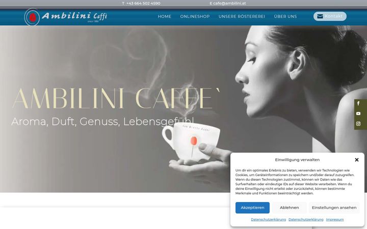 Screenshot of ambilini.at