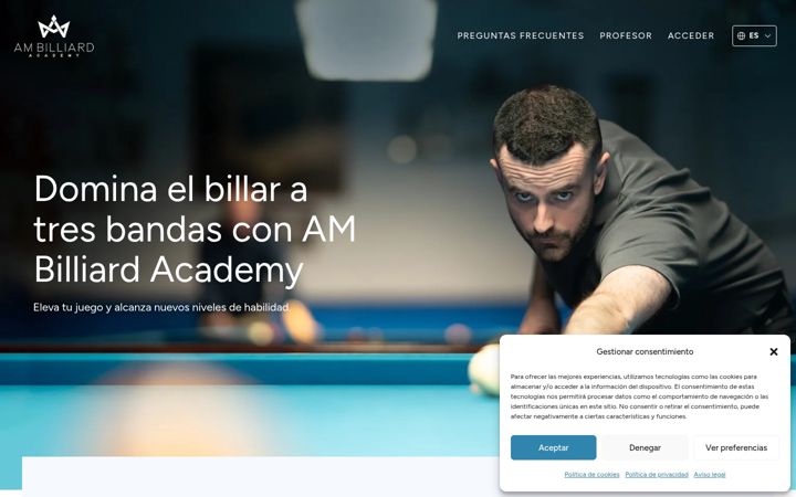 Screenshot of ambilliardacademy.com