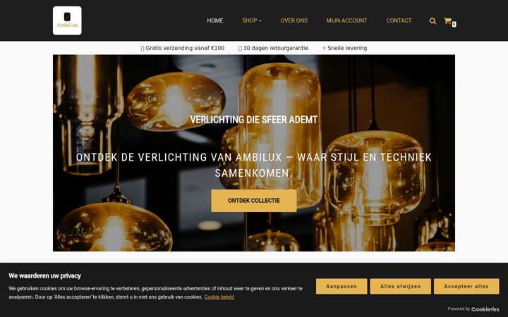 Screenshot of ambilux.net