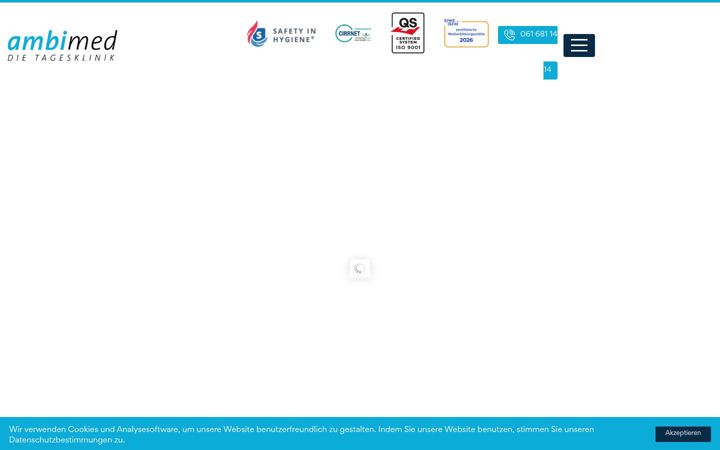 Screenshot of ambimed.ch