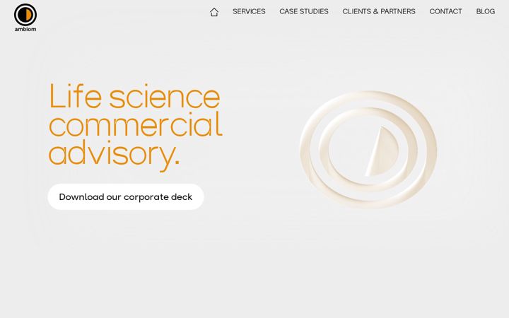Screenshot of ambiom.com
