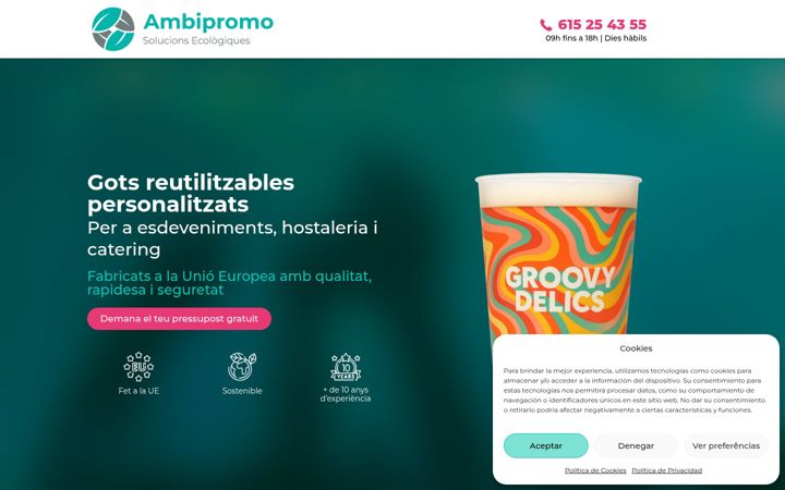 Screenshot of ambipromo.cat