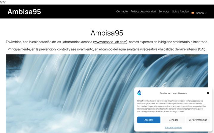 Screenshot of ambisa.es