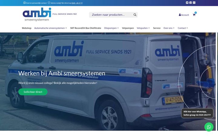 Screenshot of ambismeersystemen.nl