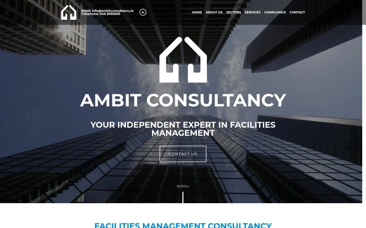 Zrzut ekranu ambitconsultancy.ie