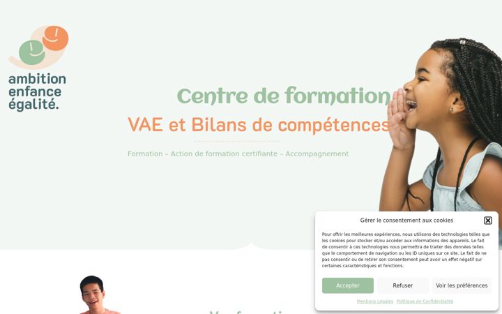 Screenshot of ambitionenfanceegalite.fr