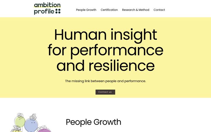 Screenshot of ambitionprofile.com