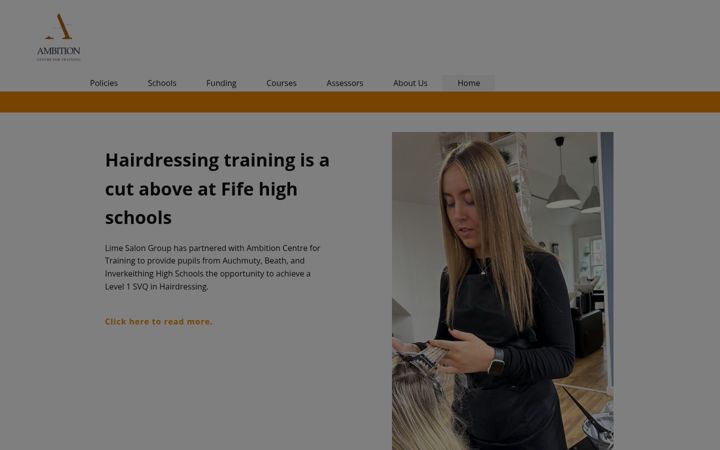 Screenshot of ambitionscotland.com
