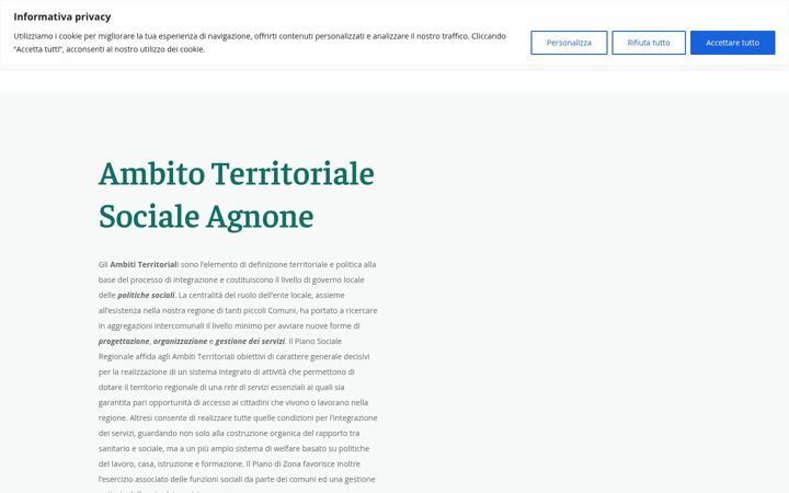 Screenshot of ambitoagnone.it