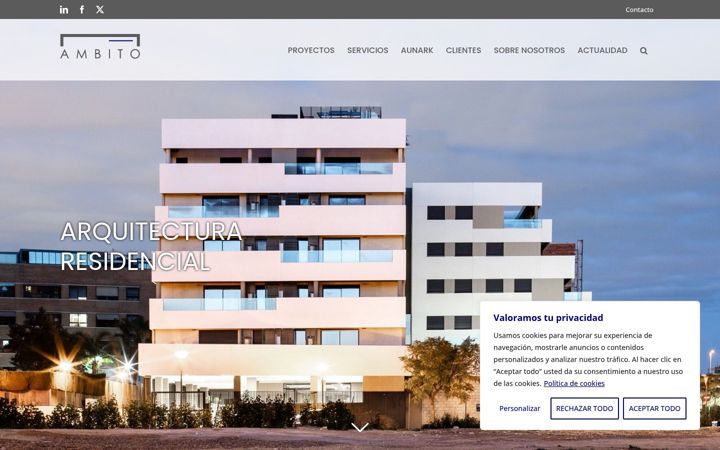 Ekrānuzņēmums no ambitoarquitectura.com