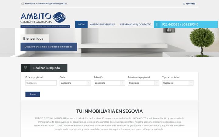 Screenshot of ambitosegovia.es