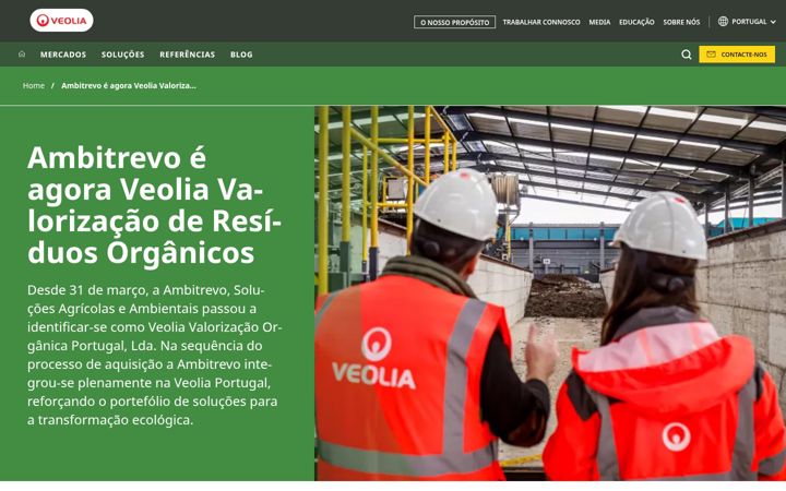 Screenshot of ambitrevo.pt