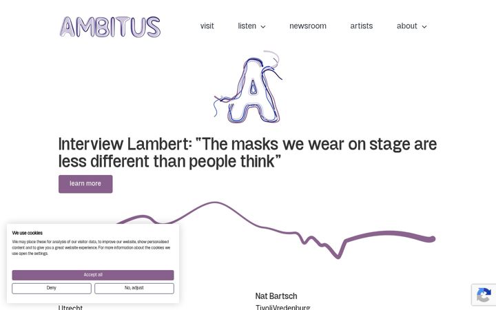 Screenshot of ambituspresents.nl