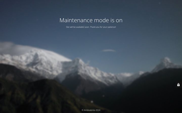 Screenshot of ambivalenta.ch