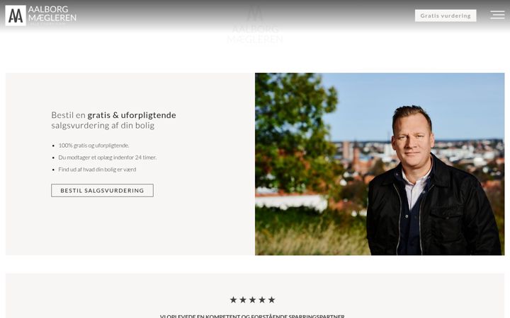 Screenshot of ambolig.dk
