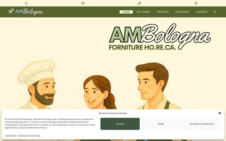 Screenshot of ambologna.com