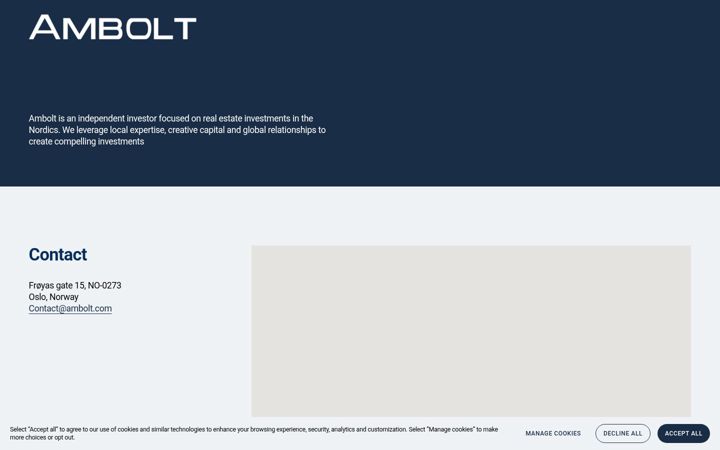 Screenshot of ambolt.com