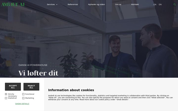 Screenshot di ambolt.io