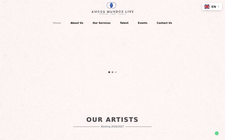Screenshot of ambosmundoslive.com