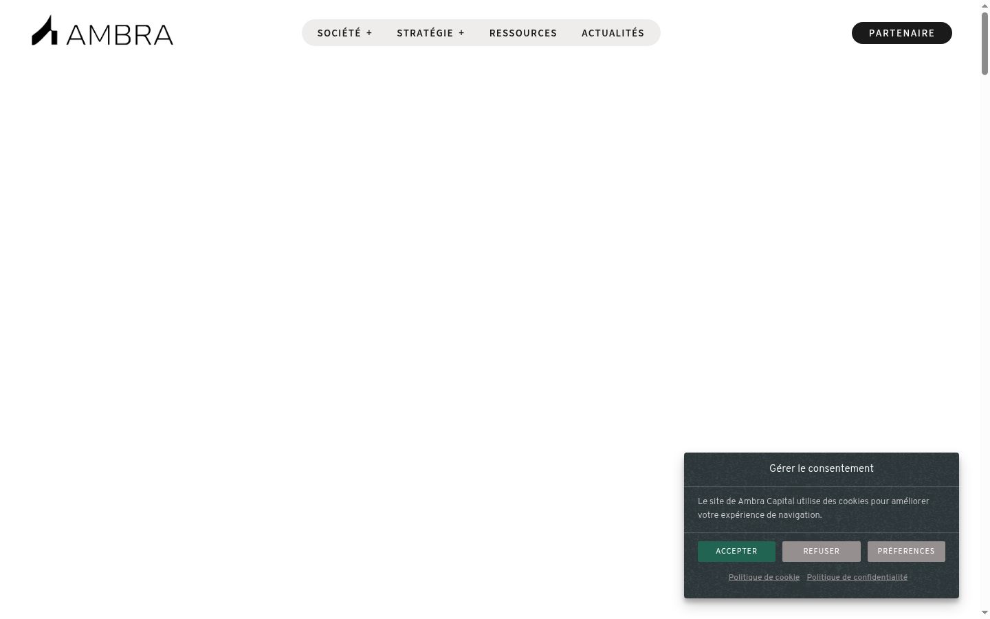 Screenshot des Einwilligungsbanners vor jeglicher Interaktion