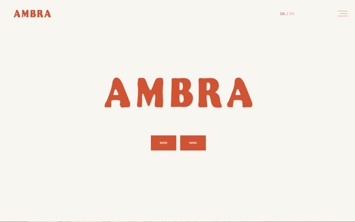 Screenshot of ambra.dk
