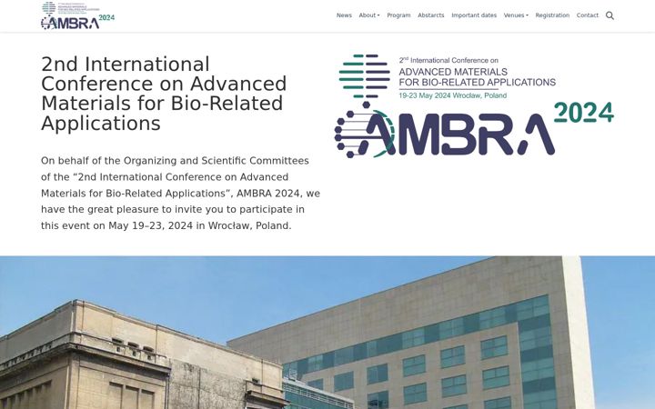 Screenshot of ambra.pwr.edu.pl
