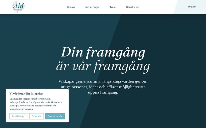 Screenshot of ambrands.se