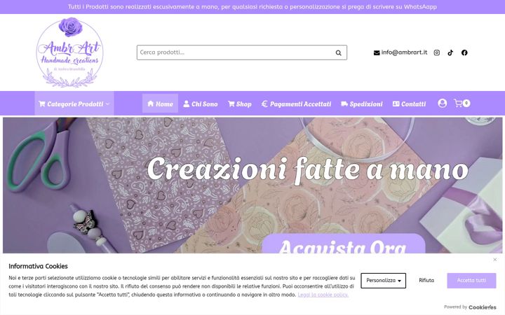 Zrzut ekranu ambrart.it