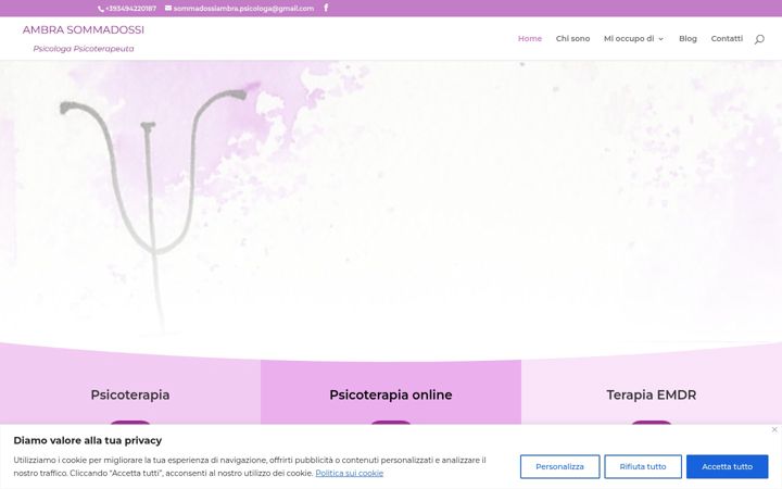 Capture d'écran de ambrasommadossipsicoterapeuta.it