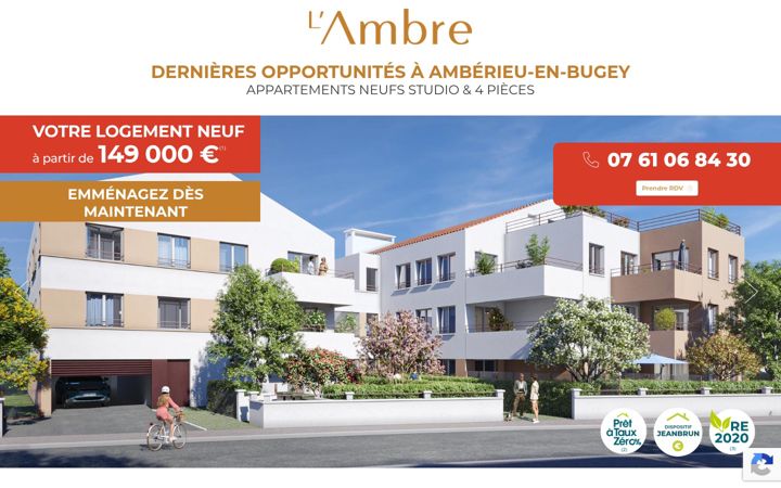 Screenshot of ambre-sully.fr