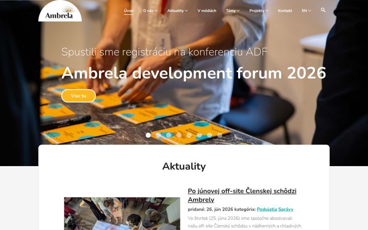 Zrzut ekranu ambrela.org