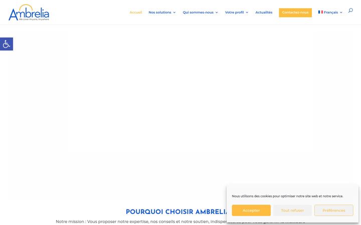 Screenshot of ambrelia.com