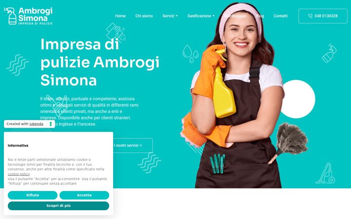 Screenshot of ambrogisimona.it