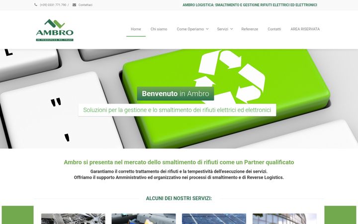 Screenshot of ambrolog.it