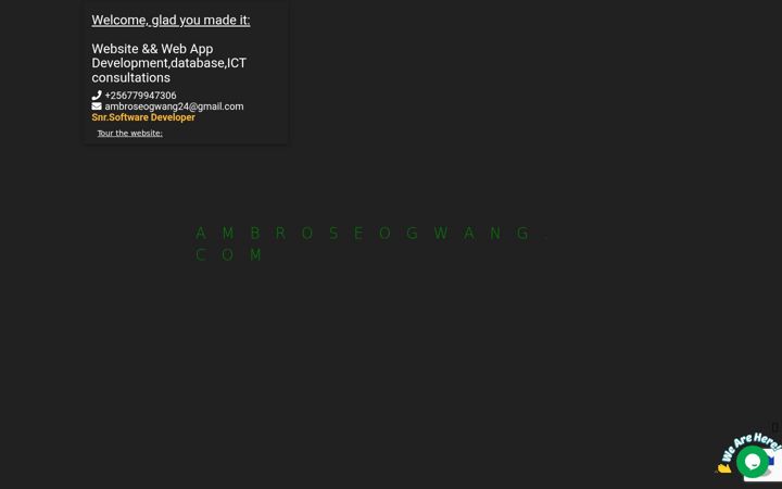 Screenshot of ambroseogwang.com