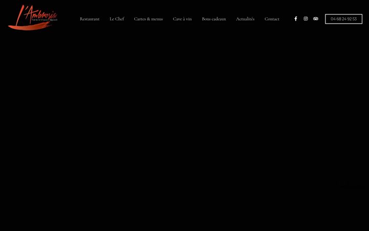 Screenshot von ambrosia-pezens.com