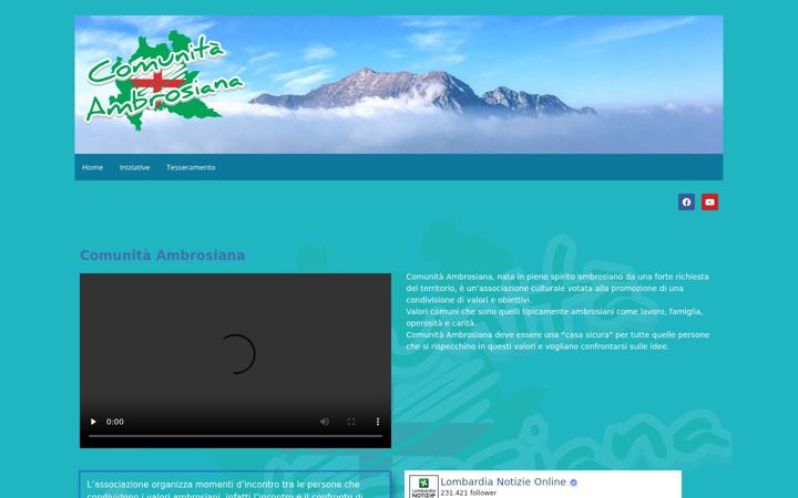 Screenshot of ambrosiani.it