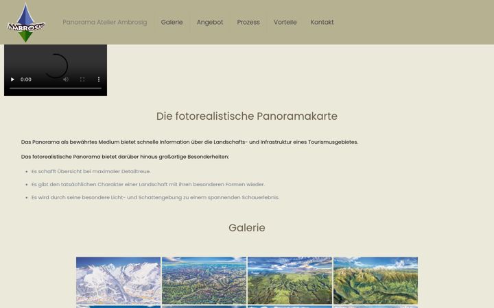 Screenshot of ambrosig.at